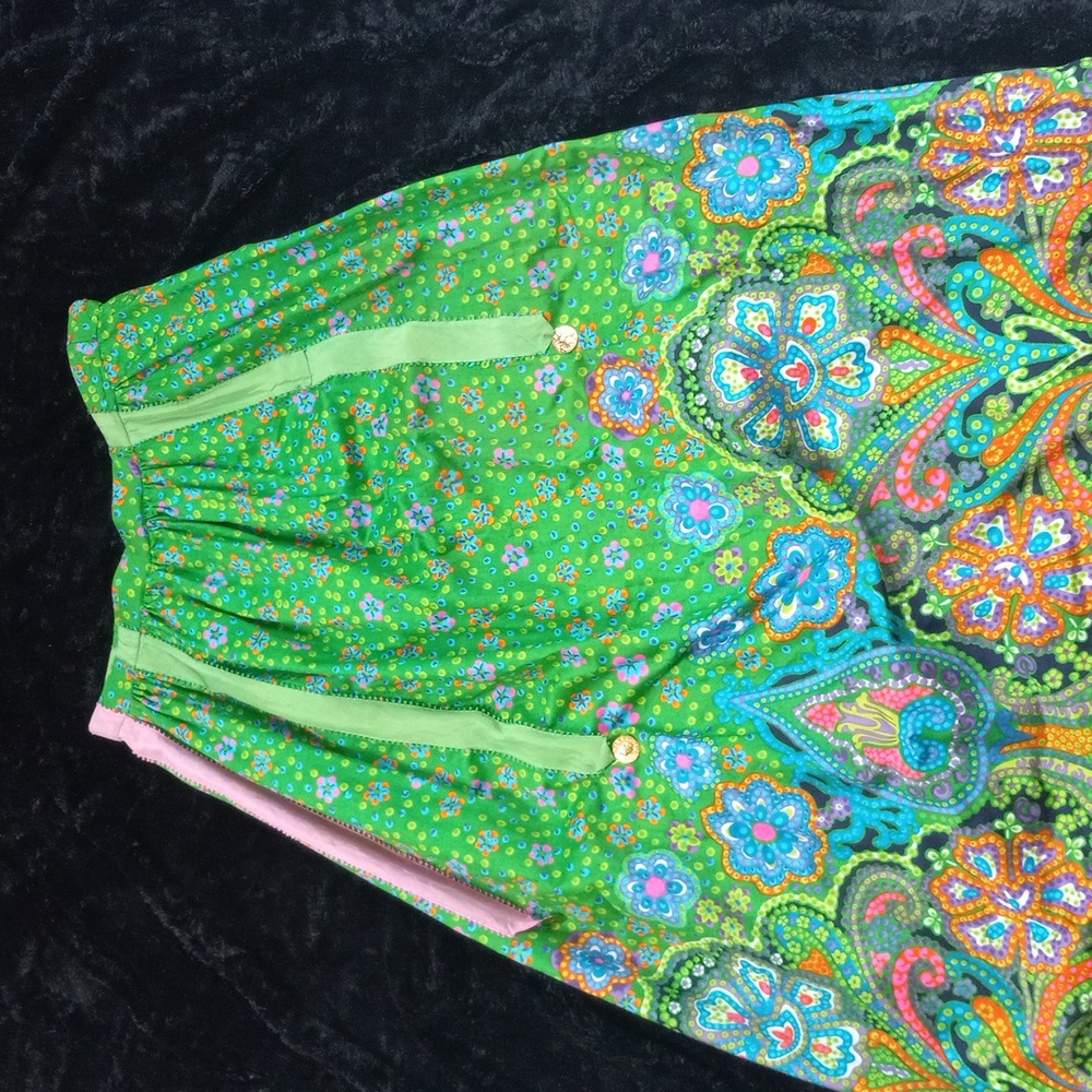 Vintage Nardis of Dallas custom tailored cotton skirt Boho Fairy Goddess